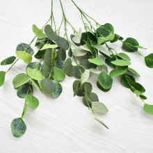 仿真尤加利叶高枝落地金钱叶桉树叶仿真苹果叶婚庆装饰花仿真绿植