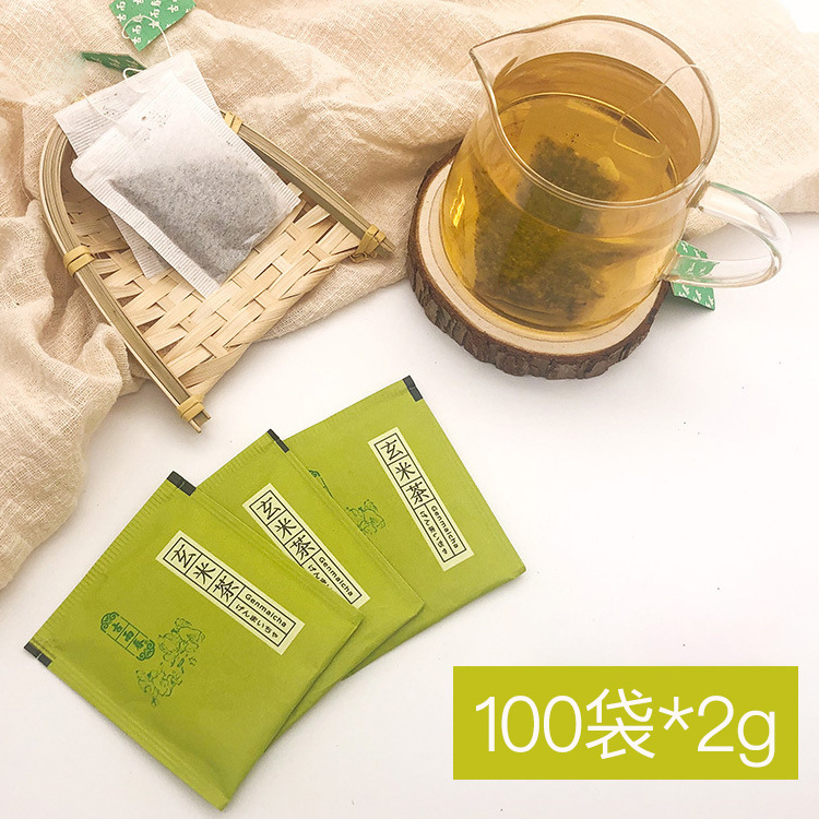 Fresh Brown Rice Tea Tea Bag Barley Tea Cooking Sushi Shop Green Tea Triangle Bag 100 Bags * 2g Tea Bag Fresh Brown Rice Tea Tea Bag Barley Tea Cooking Sushi Shop Green Tea Triangle Bag 100 Bags * 2g Tea Bag
