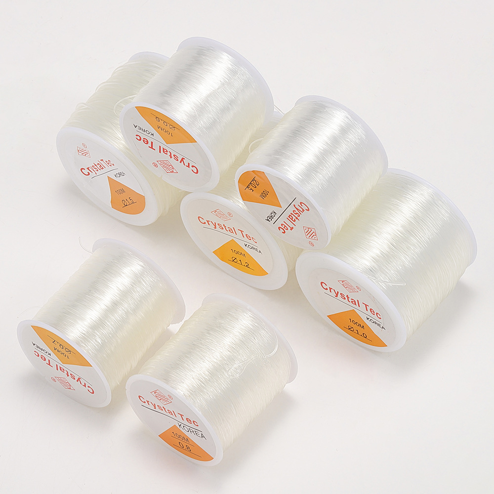 round transparent elastic ball with beads