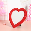 Small table decorations heart shaped, mirror for elementary school students, internet celebrity