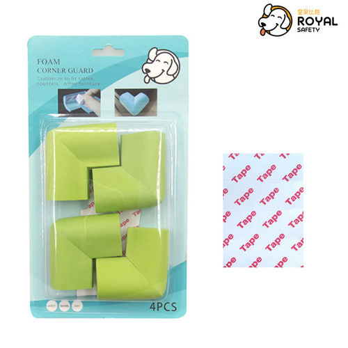 Plastic suction cup packaging U-shaped anti-collision corner set of 4, specially designed for coffee tables and glass desks, protective corners for kindergartens and babies