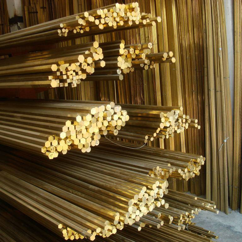 T2六角紫铜棒 红铜棒 环保铜棒对边6mm 8mm 10mm 11mm 12mm六角棒