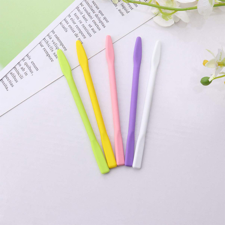 Máscara de silicona palo varilla de agitación máscara palo máscara cepillo DIY casero color herramientas de belleza al por mayor para las mujeres