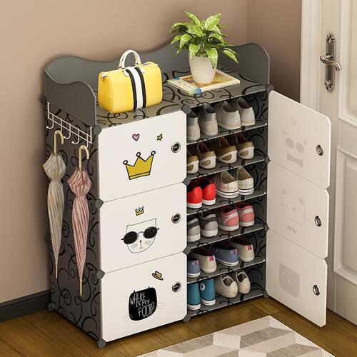 Simple Dustproof Shoe Rack Multi-layer Home Use Indoor Stylish Economical Large Capacity Shoe Cabinet for Entryway Storage Solution
