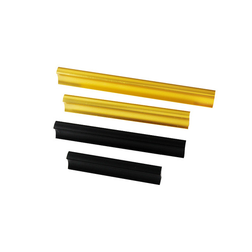 Manufacturer supplies aluminum alloy handles, modern and simple one-line two-color matte cabinet wardrobe drawer door handles