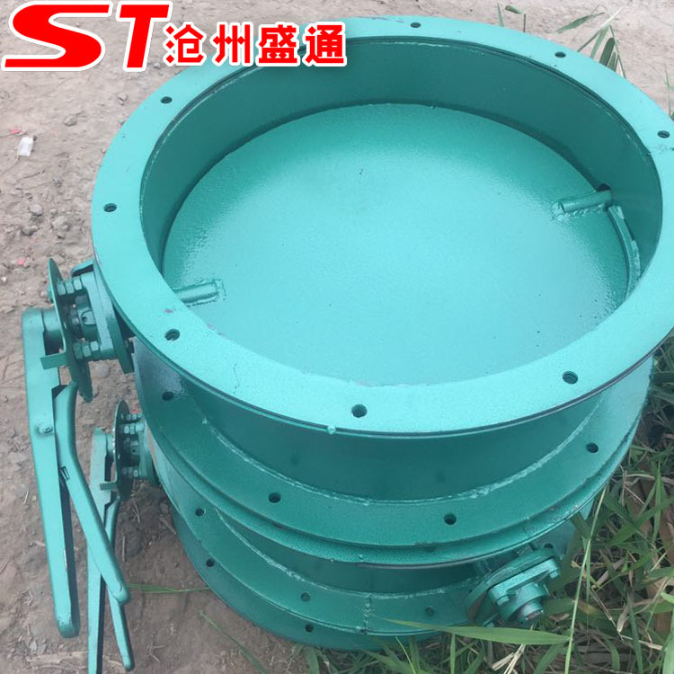 手动风门 焊接形式接管连接1200风门 烟风管道挡板 手动可调节阀