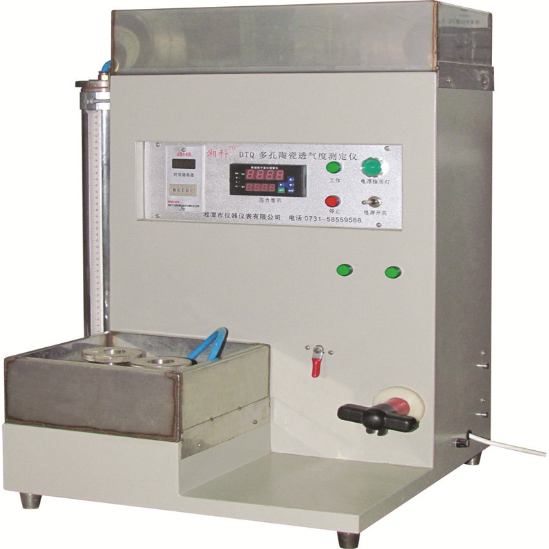 湘科工厂供应DTQ多孔陶瓷以及制品透气度测试仪 透气性测定仪智能