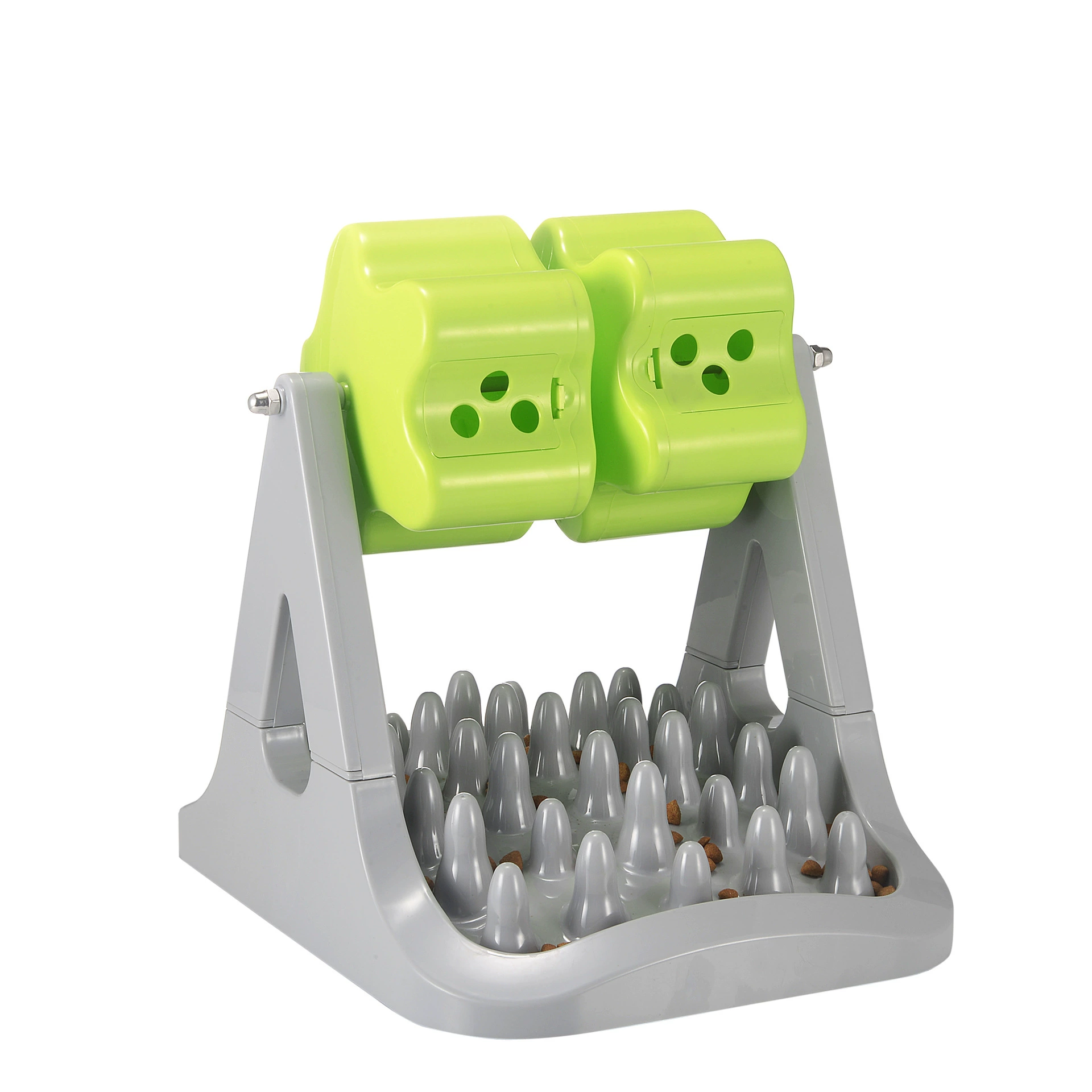 Товары для домашних животных Вращающаяся автоматическая кормушка для кошек и собак Медленная еда Чаша Тренер Ролик Обучающие игрушки для утечки еды