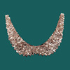 Artificial woven clothing, false collar from pearl, nail sequins