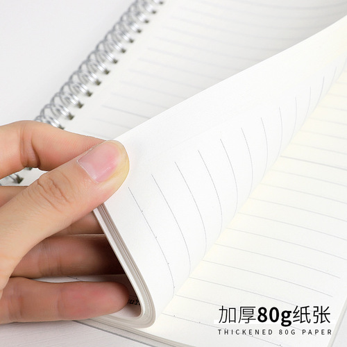 pp cover notebook coil notebook a7 student English notepad creative stationery wholesale