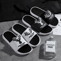 [One piece drop shipping] Men's summer trendy Korean style flip flops for couples, home indoor and outdoor beach sandals