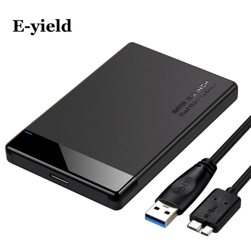 Корпус для 2,5" SATA жёсткого диска USB 3.0, переносной SATA бокс с ротором