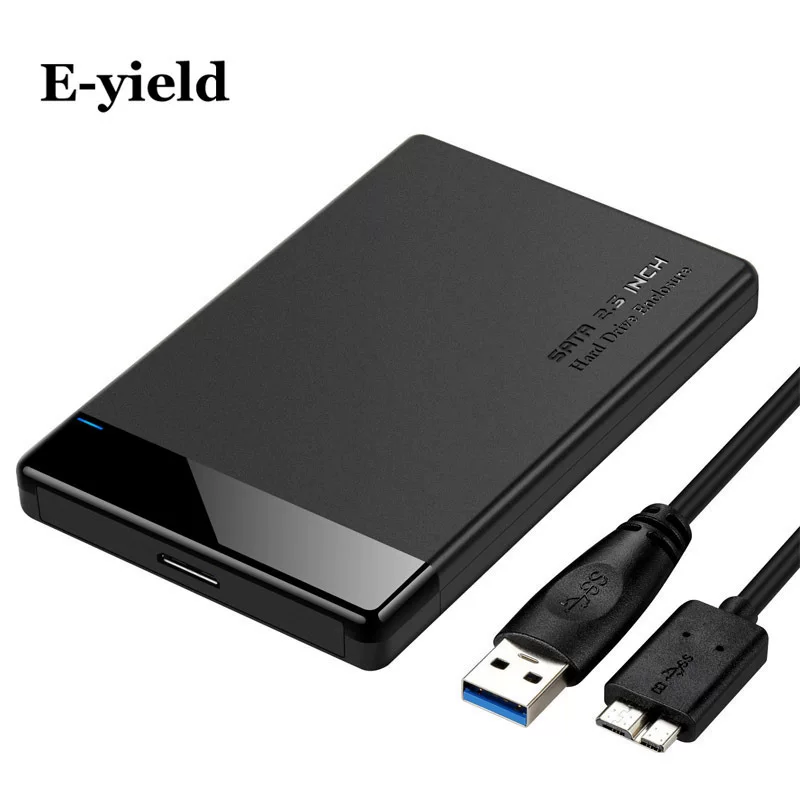 Корпус для 2,5" SATA жёсткого диска USB 3.0, переносной SATA бокс с ротором
