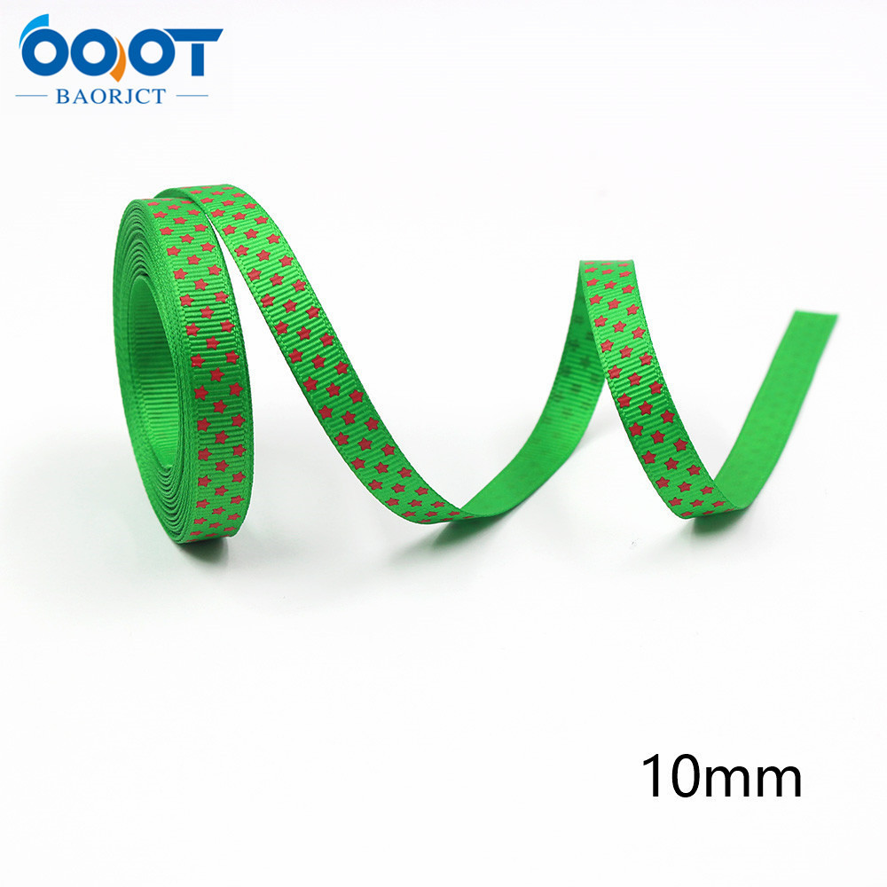 10mm Navidad cinta regalo embalaje arco material fiesta decoración cinta color sólido carta de Navidad cinta