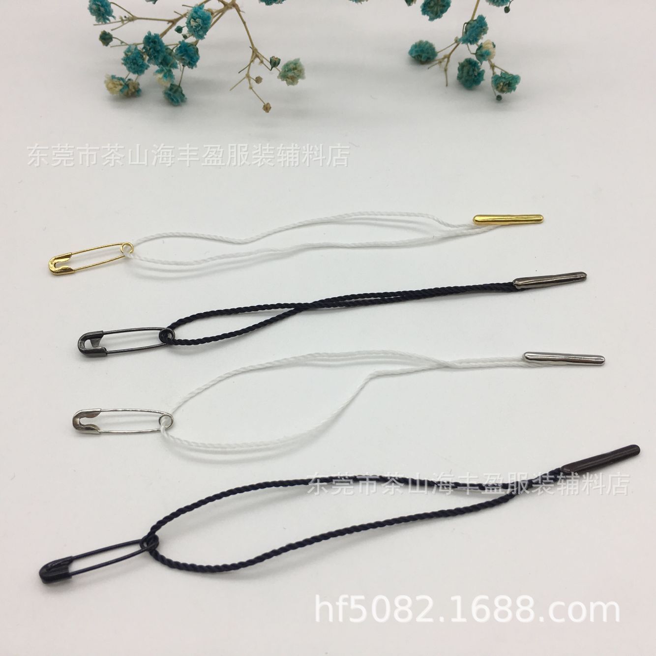 供应吊线别针 别针吊粒 线扣 吊牌绳 丝带吊粒 葫芦别针吊牌绳