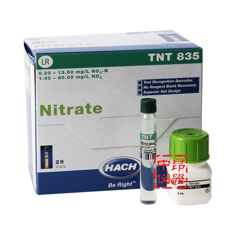 美国hach哈希硝酸盐检验试剂TNT835,0.23-13.5mg/L25次