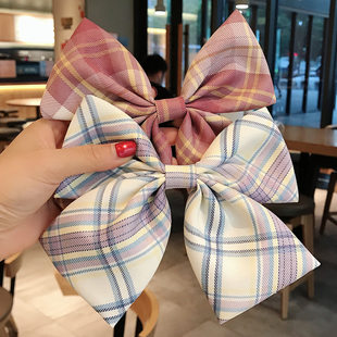 Brand hairgrip with bow, universal uniform, crab pin, hair accessory, internet celebrity, JK style (Japanese school style)
