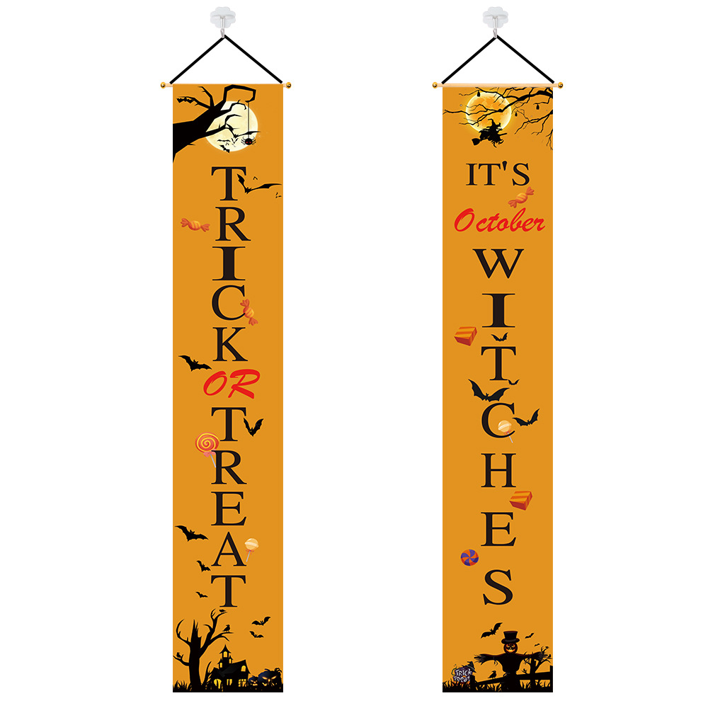 Copla y Banner de Halloween de Tela No Tejida para Decoración Exterior image 5
