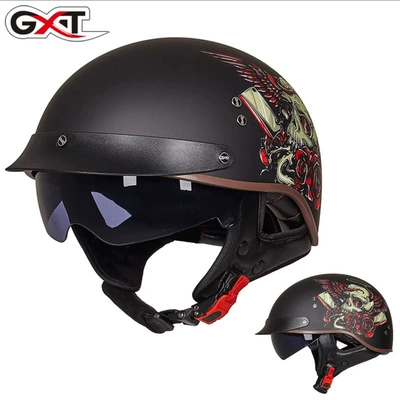Men's and Women's Helmets Wholesale, Motosiklet kaskı (dəbilqə) - blood-rose-m