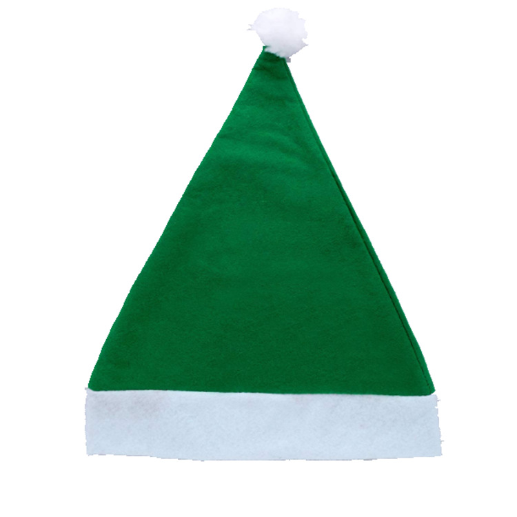 Fabricantes de Yiwu no tejidos en stock sombrero de Navidad sombrero de Navidad amarillo sombrero de Año Nuevo sombrero de Santa Claus
