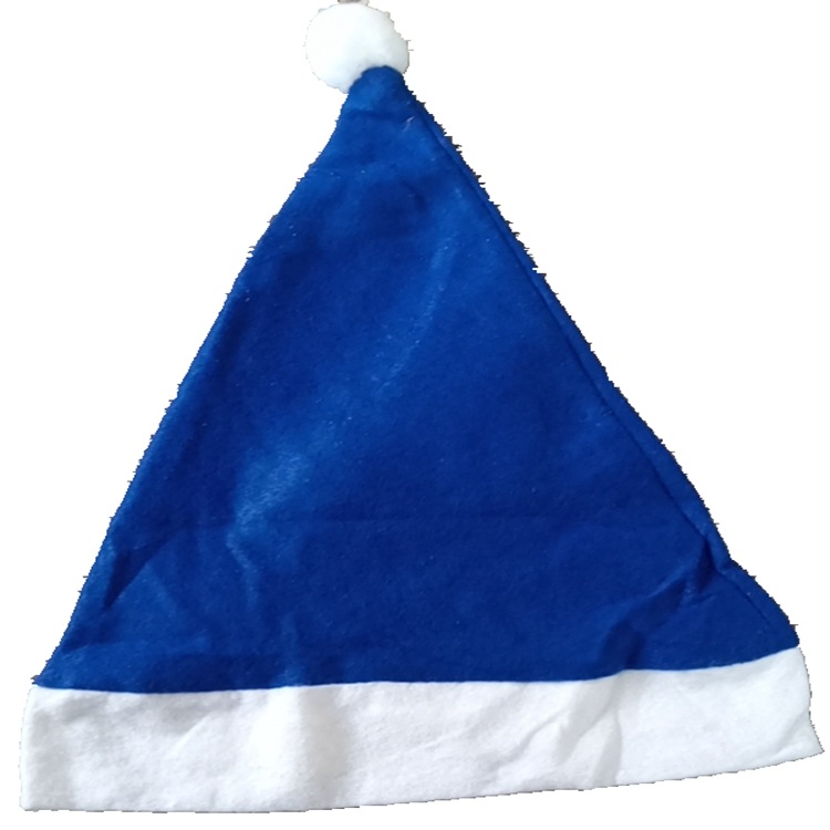Fabricantes de Yiwu no tejidos en stock sombrero de Navidad sombrero de Navidad amarillo sombrero de Año Nuevo sombrero de Santa Claus