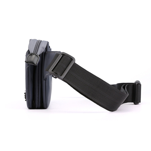 Factory direct sales new outdoor sports close-fitting waist bag Trendy men's chest bag crossbody bag multi-functional storage bag