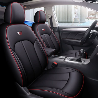 Modelə uyğun (Original) oturacaq örtükləri High Quality Wear-resistant Leather Roewe - standard-edition-black-red-line-custom