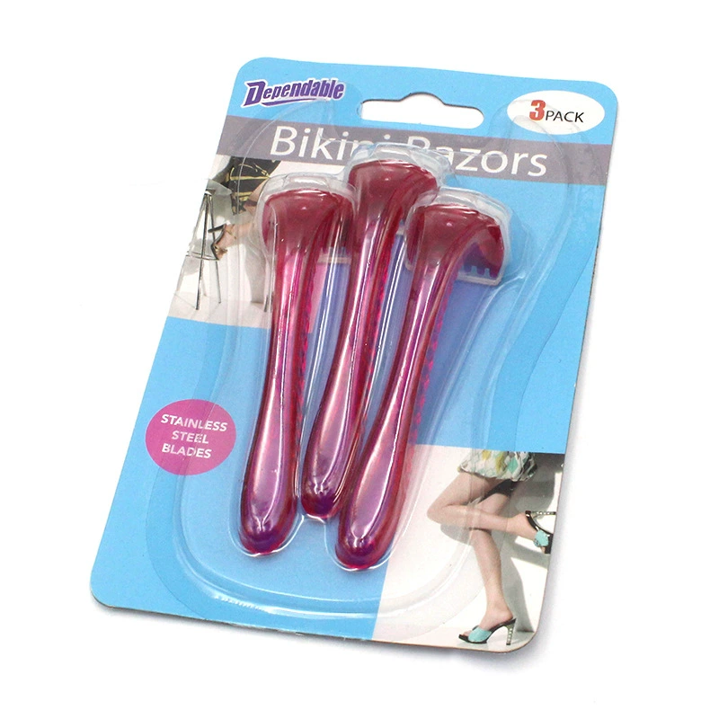3 упаковки ножей для бритья женские подмышечные волосы бритва бикини бритва частный скребок для удаления волос