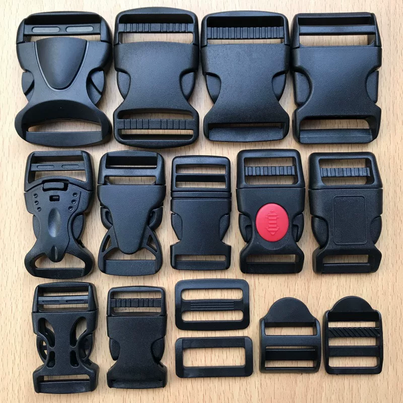 Plastic accessories, polyoxymethylene with clasp, belt bag, card holder, backpack
