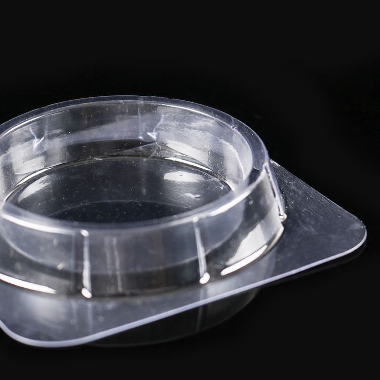 Party Christmas Ornaments Base Transparent Round Sphere Stand Pvc Plastic Blister Base Gift Box Christmas Tree