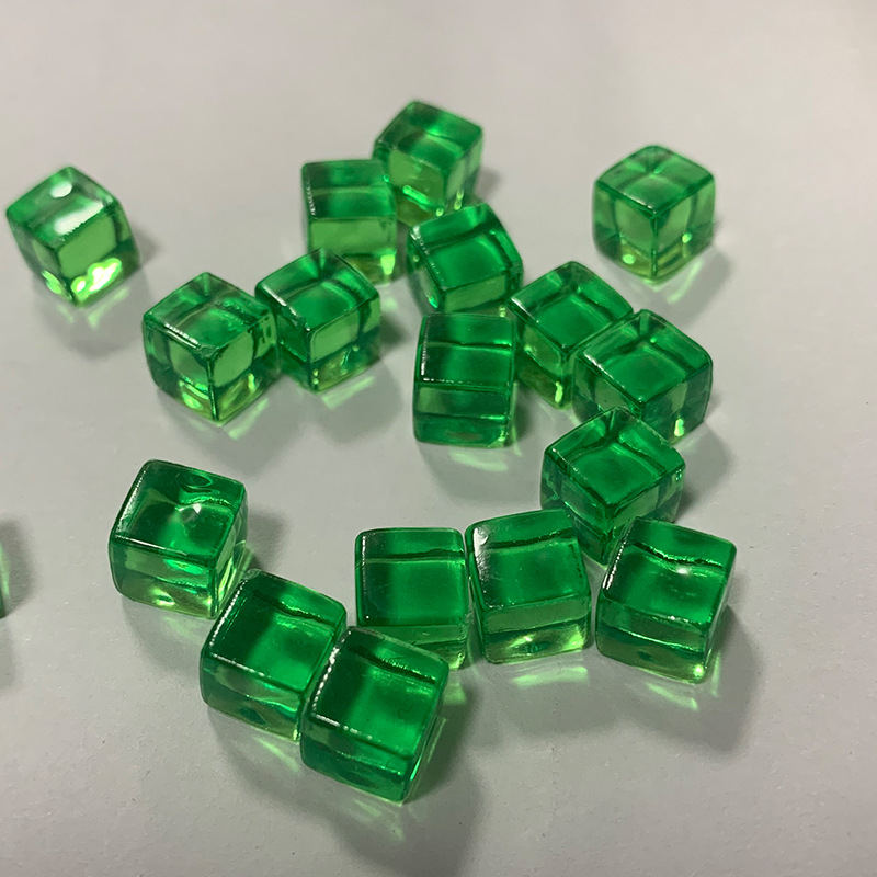Transparent dark green