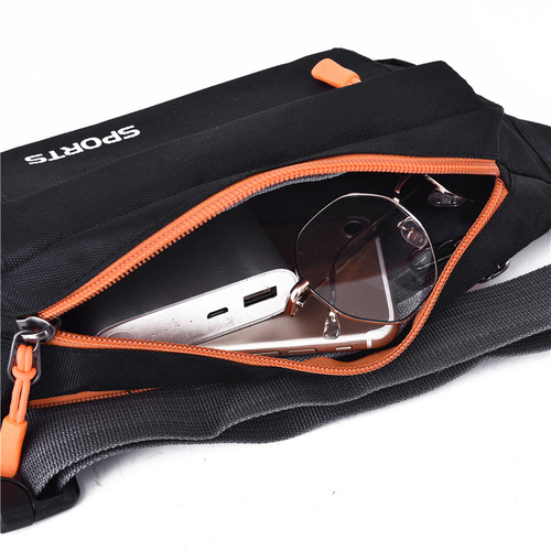 New unisex large-capacity waterproof waist bag, multi-functional, ultra-light, close-fitting, wear-resistant outdoor sports phone cross-body chest bag