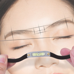 Tattooing and embroidery level bow and arrow eyebrow ruler is popular in Europe and America. Eyebrow drawing practice tool balance ruler 