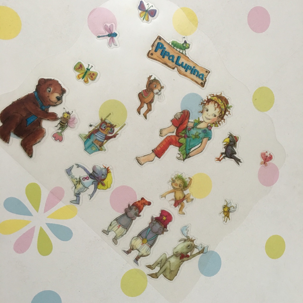 pvc不干胶 儿童卡通平版 镭射 平光防水特种不干胶 七彩 彩色