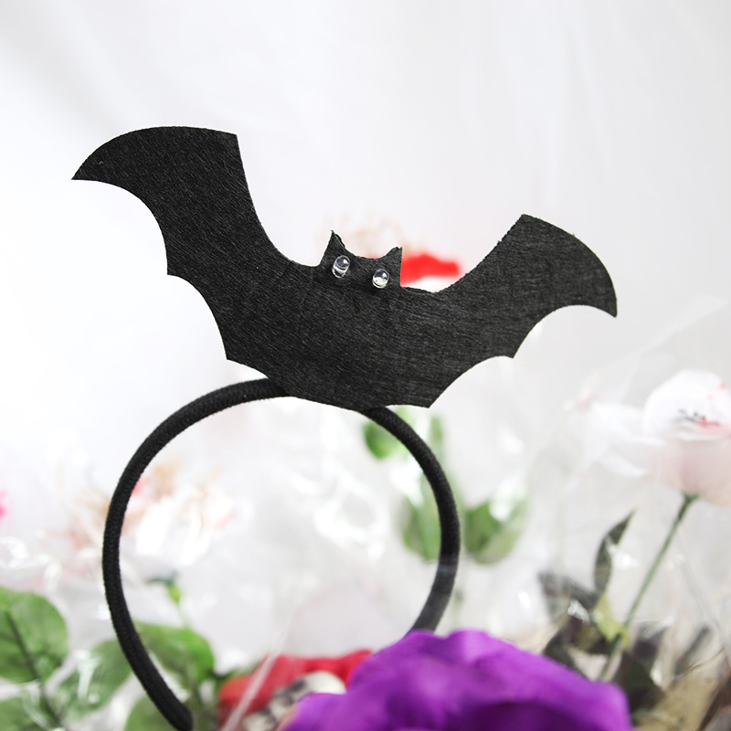 Halloween diadema fantasma Festival Fiesta vestido suministros horror ojo grano diadema LED murciélago diadema luminosa