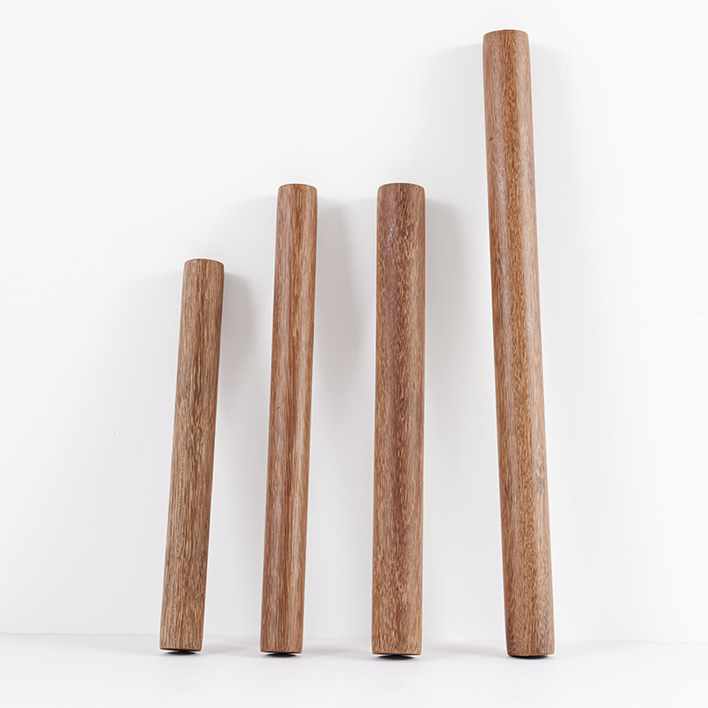 Rodillo de madera de ala de pollo, sin pintura, sin cera, rodillo de madera maciza, bola de masa de agua, bola de masa, barra de prensa de piel, fábrica de herramientas para hornear al por mayor image 4