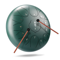 [Huashu Brand Class D Ethereal Drum] Lotus Ethereal Drum 15-tone 14-inch steel tongue drum color hollow drum percussion instrument