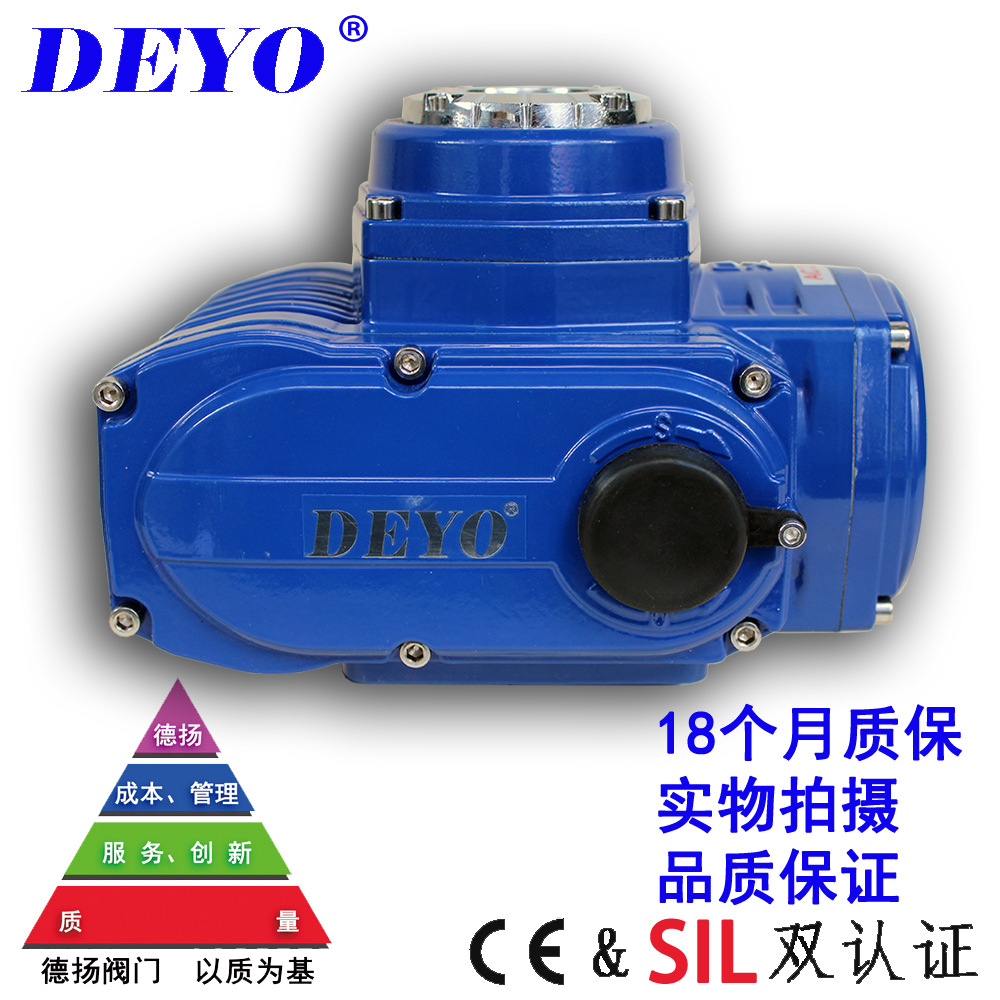 DHQ-R精小型防爆电动执行器 蝶阀球阀电动头 AC220V/DC24电动装置