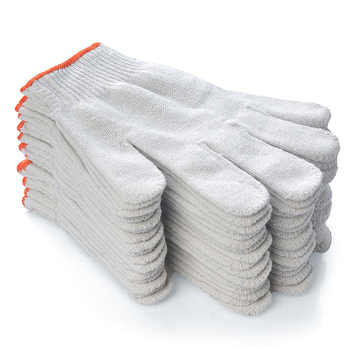 Labor protection gloves, cotton yarn gloves for men, extra-thick, wear-resistant gloves—ideal for work, construction sites, and heavy-duty handling tasks. Wholesale available.