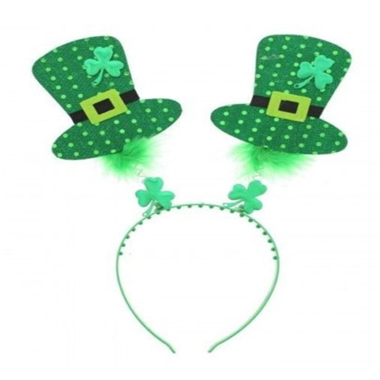 2020 nuevo traje de St Patrick diadema irlandesa conjunto de ocho piezas Amazon mismo suministro