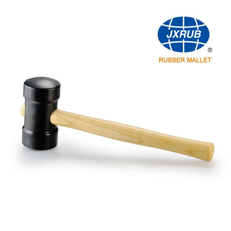 巴西木柄橡胶锤敲击缓冲锤施工锤胶锤实心榔头瓷砖地板皮锤