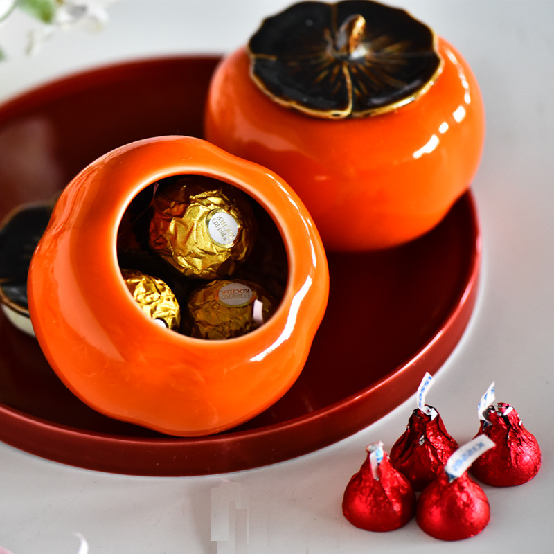 Free sample delivery! Creative Persimmon candy box wedding gift birthday gift candy gift box