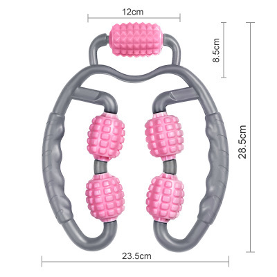 Ring five-wheel leg clamp massager roller massage relaxation leg clamp