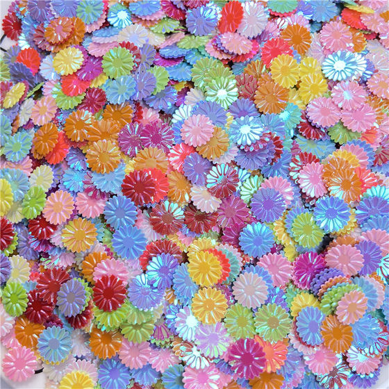 Spot 9mm Daisy sequins slime Crystal mud filler nail art glue mobile phone case accessories beads