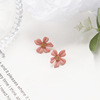 Fuchsia brand cute earrings, wide color palette, flowered