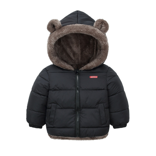 Stylish children's lambswool cotton coats: Boys' down-filled cotton jackets, girls' padded cotton jackets, and thickened kids' outerwear.