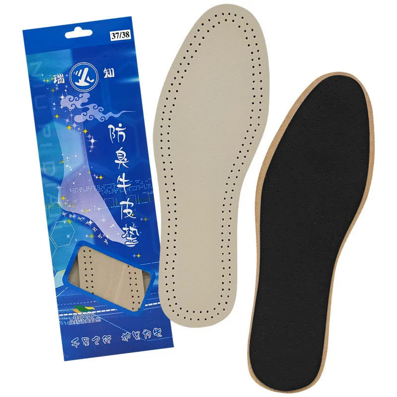 Ruizhi кожаные стельки мужские и женские кожаные удобные дышащие стельки