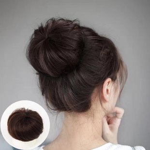 Factory wholesale wig ball wig bag wig bag plate hair Bud ball hair ring flower bud straight hair bag