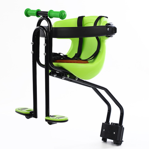 Wholesale Mountain Bike Front-Positioned Child Safety Seat with Full Surround Guardrail, Quick-Release Design, and Baby-Friendly Bike Saddle