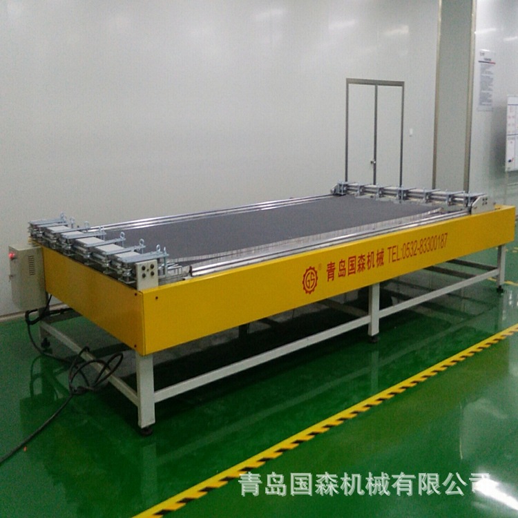 青岛国森机械制造不同规格纸塑铝蜂窝芯拉伸机成型机